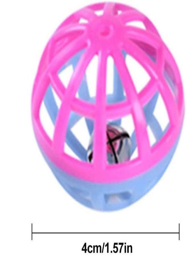 KittuPet كرات بلاستيكية للقطط من كيتو بيت، 4 قطع، كرات بلاستيكية صغيرة، كرات للحيوانات الأليفة، كرات للقطط - Image 2